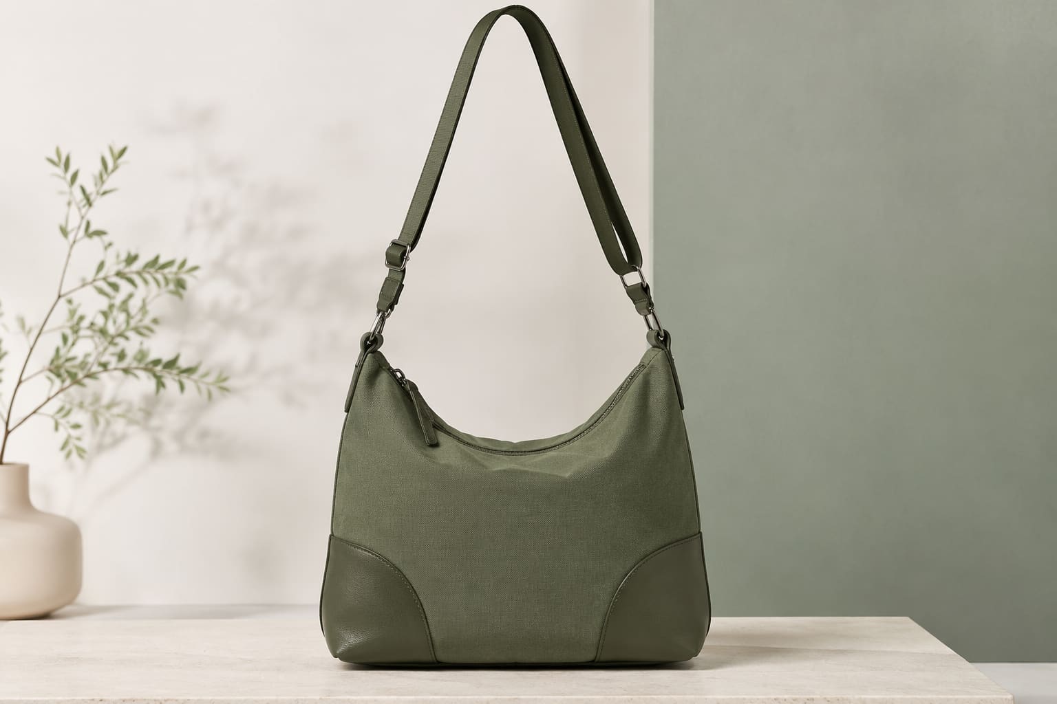 Canvas Shoulder Bag